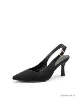Pointed Toe Slingback Dress Pumps Stiletto Heel Formal